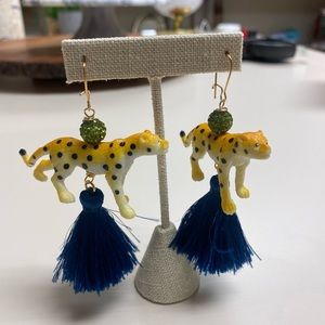 Lenora Dame Leopard Earrings